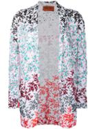 Missoni - Patterned Blazer - Women - Polyester/viscose - 46, White, Polyester/viscose
