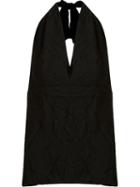 Uma Raquel Davidowicz - 'tela' Top - Women - Polyester/spandex/elastane - 42, Black, Polyester/spandex/elastane