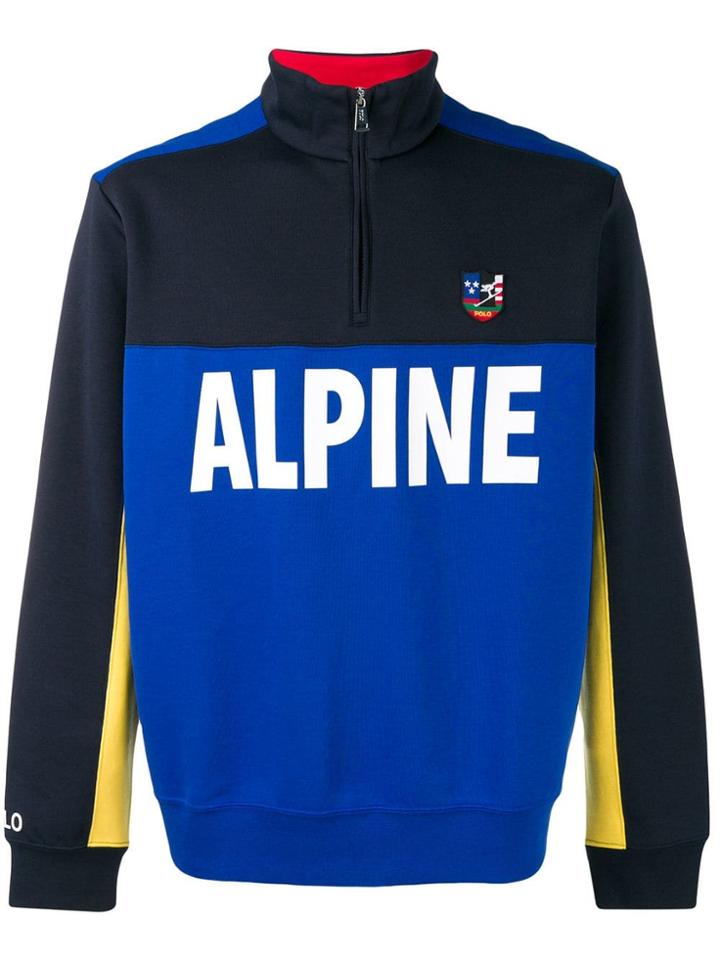 Polo Ralph Lauren Alpine Zipped Sweatshirt - Blue