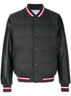Moncler Gamme Bleu Feather Down Bomber Jacket - Grey