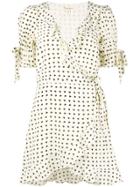 For Love And Lemons Sweetheart Wrap Mini Dress - Nude & Neutrals