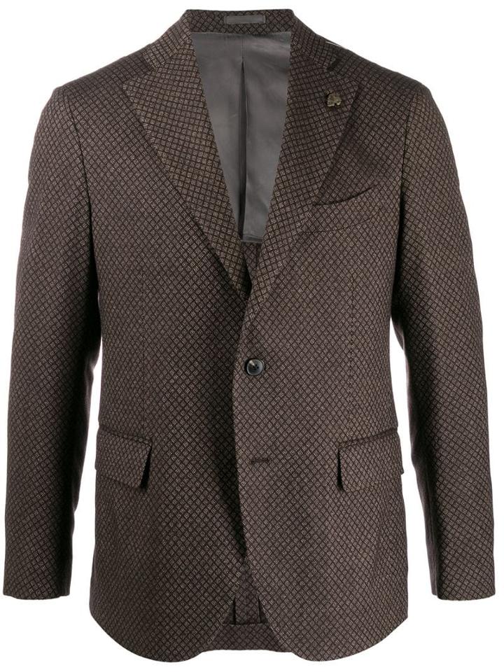 Gabriele Pasini Single-breasted Blazer - Brown