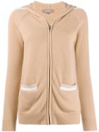 N.peal Zip Through Hoodie - Neutrals