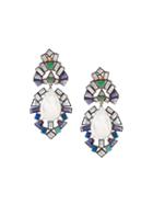 Nak Armstrong Geometric Earrings, Women's, Opal