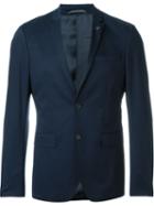 Michael Kors Two-button Blazer, Men's, Size: 42, Blue, Cotton/spandex/elastane/polyester/viscose