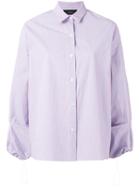 Joseph - Striped Poplin Shirt - Women - Cotton - 36, Blue, Cotton