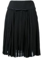 Giambattista Valli Pleated Skirt, Women's, Size: 40, Black, Silk