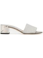 Jimmy Choo Open Toe Sandals - Silver