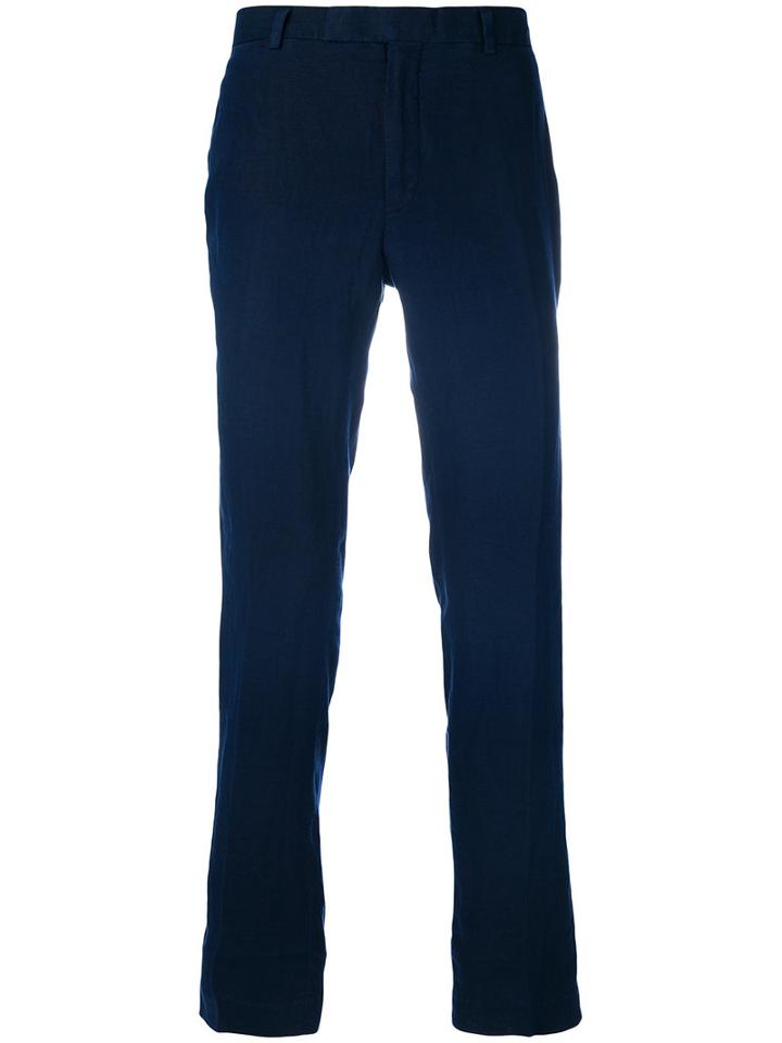 Ralph Lauren - Plain Chinos - Men - Linen/flax - 31, Blue, Linen/flax