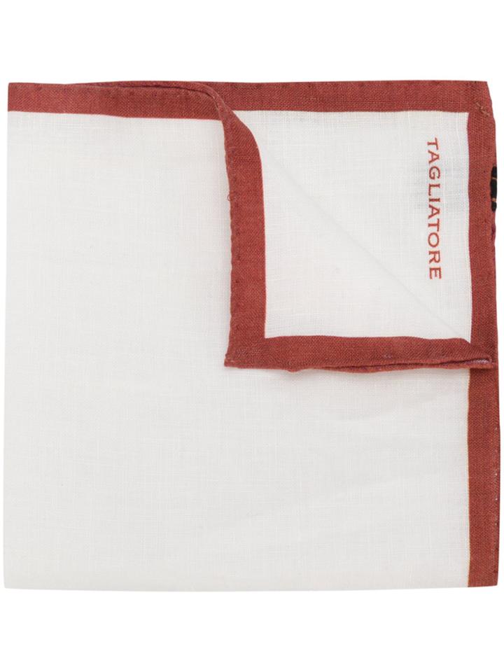 Tagliatore Printed Scarf - White
