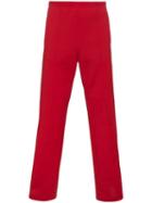 Maison Margiela Red Striped Cotton Track Pants