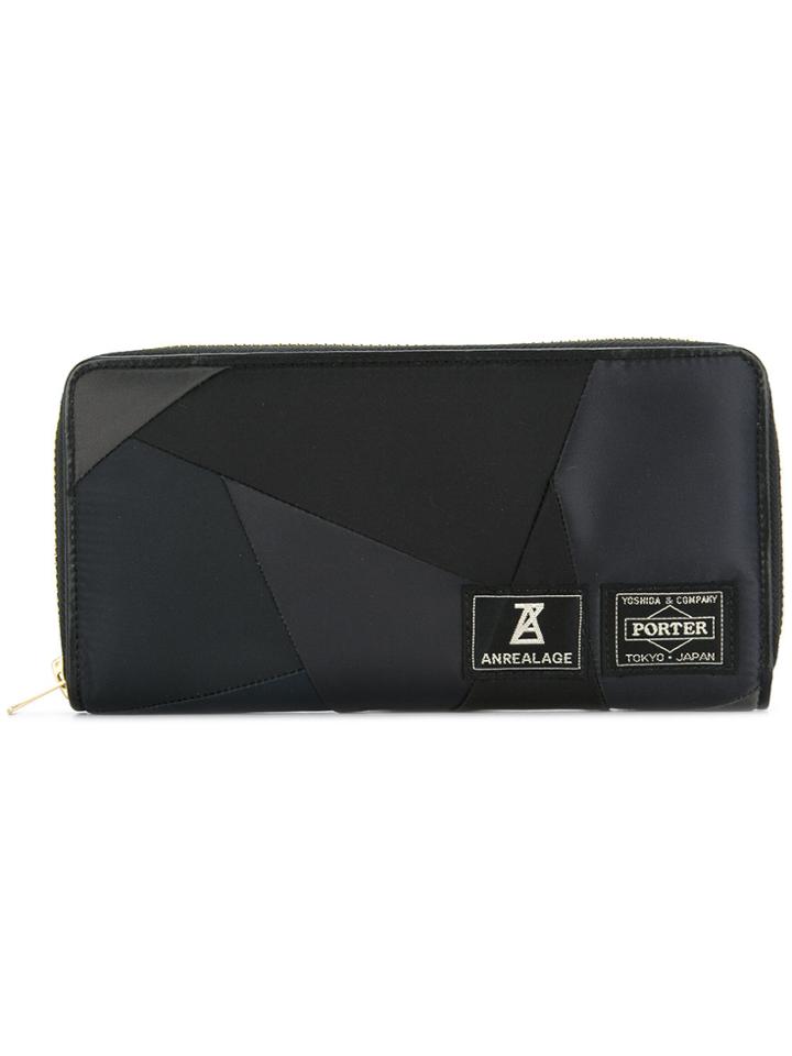 Anrealage Patchwork Wallet - Black