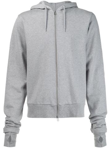 Hood By Air Embroidered Hood Zipped Hoodie