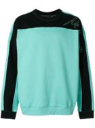Martine Rose Panelled Sweatshirt - Green