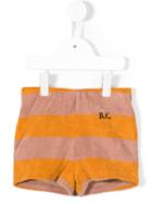 Bobo Choses Striped Shorts, Kids Unisex, Size: 8 Yrs, Brown, Cotton/polyester