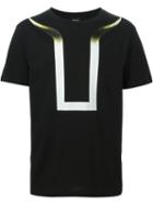 Marcelo Burlon County Of Milan Graphic Print T-shirt, Men's, Size: Medium, Black, Cotton