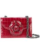 Oscar De La Renta Gardenia Clutch - Red