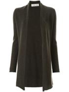 Lamberto Losani Long-sleeve Fitted Cardigan - Grey