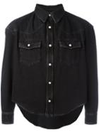 Balenciaga Denim Shirt, Men's, Size: Small, Black, Cotton
