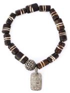 Loree Rodkin Bead Diamond Charm Bracelet - Brown