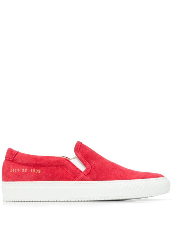 Common Projects Slip-on Sneakers - Red