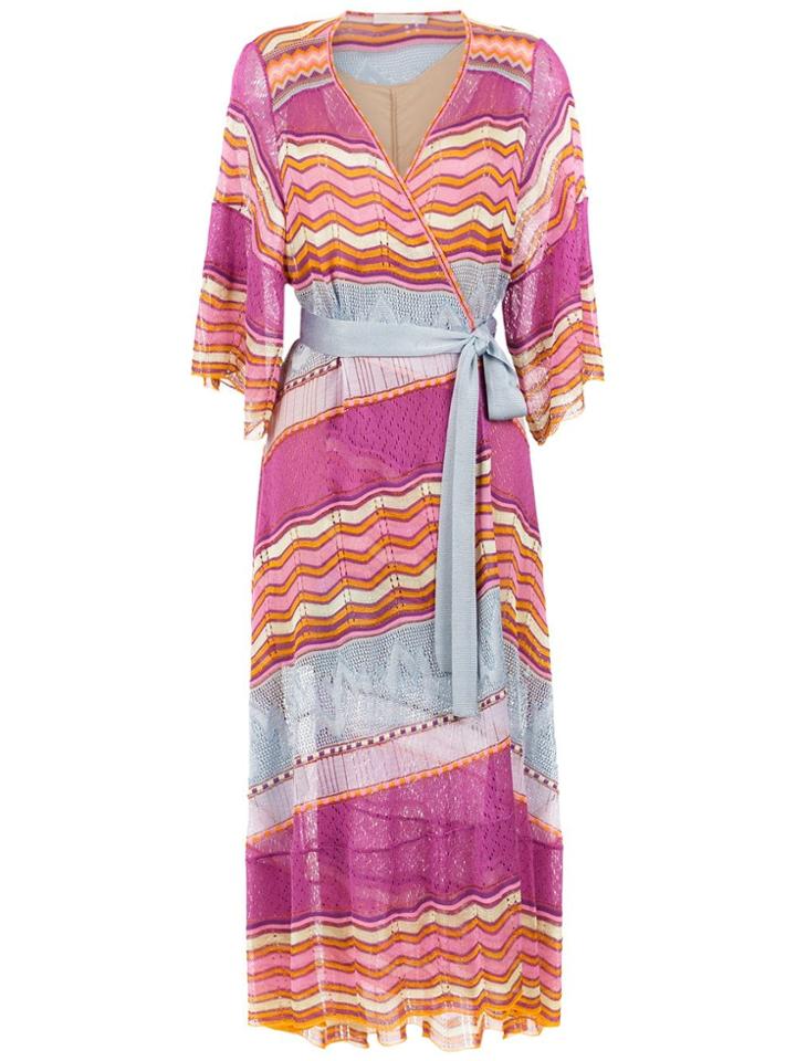 Cecilia Prado Taina Midi Dress - Pink & Purple