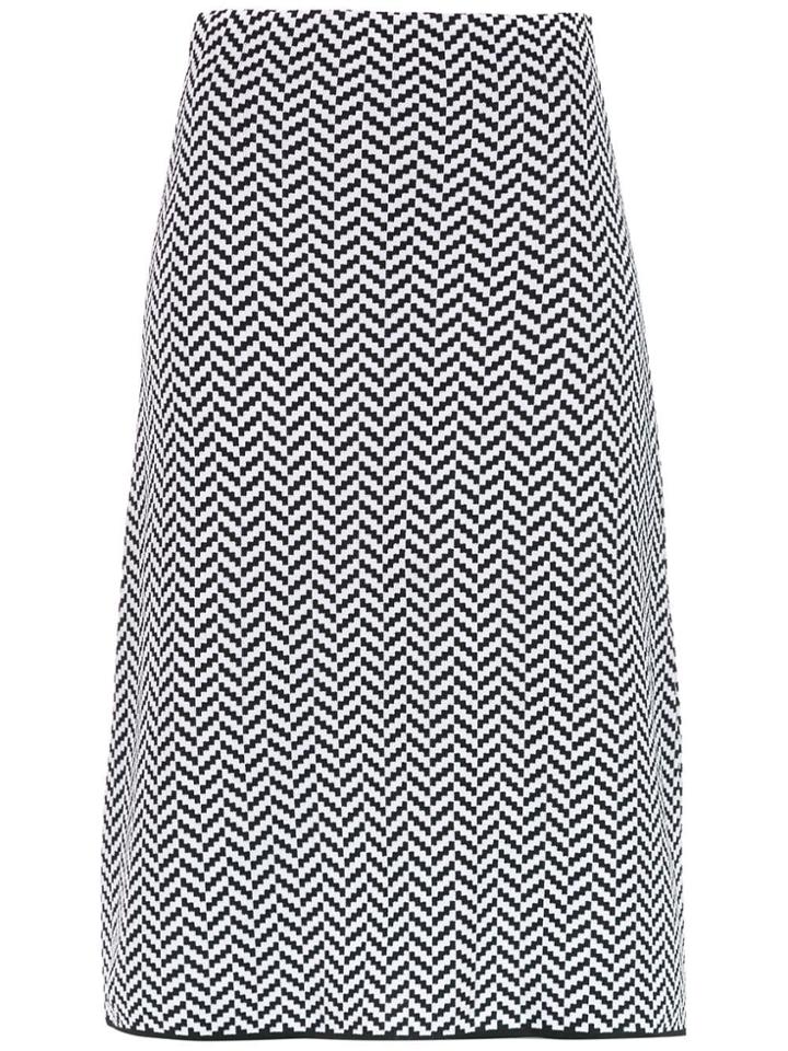 Nk Collection Knit Midi Skirt - Black