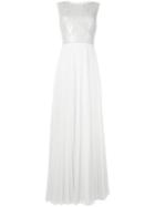 Jenny Packham Embellished Evening Dress - White