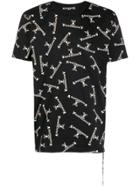 Mastermind World Logo Pattern T-shirt - Black