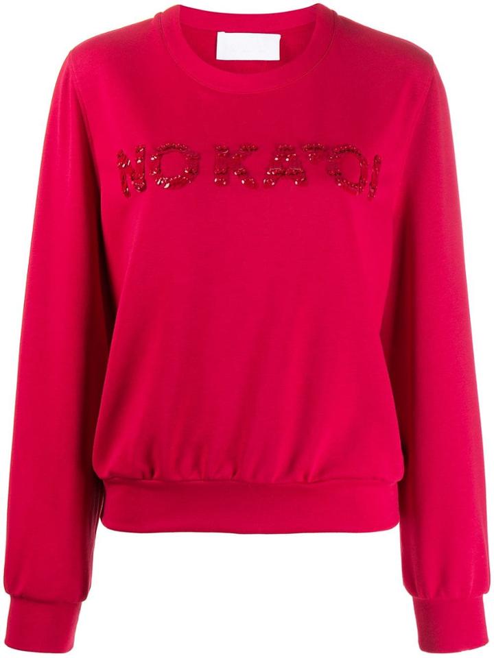No Ka' Oi Sequin Embroidered Sweatshirt