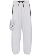 Duo Logo Pocket Sweatpants - Grey