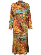 Kenzo Vintage Printed Two Piece Suit - Brown