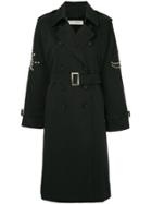 Tu Es Mon Trésor Bijou Trench Coat - Black