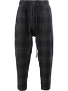 Attachment Drawstring Tailored Pants - Blue