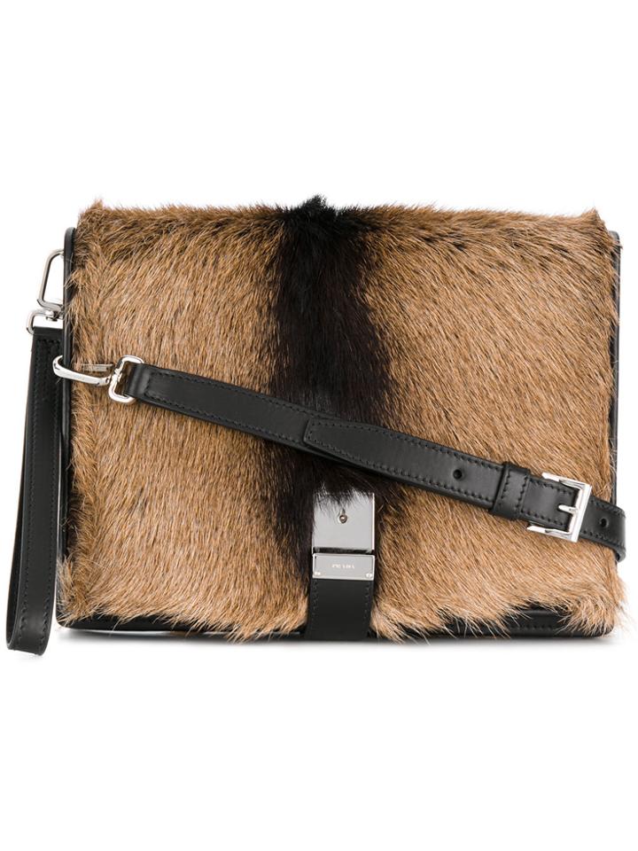 Prada Fur Clutch Bag - Nude & Neutrals