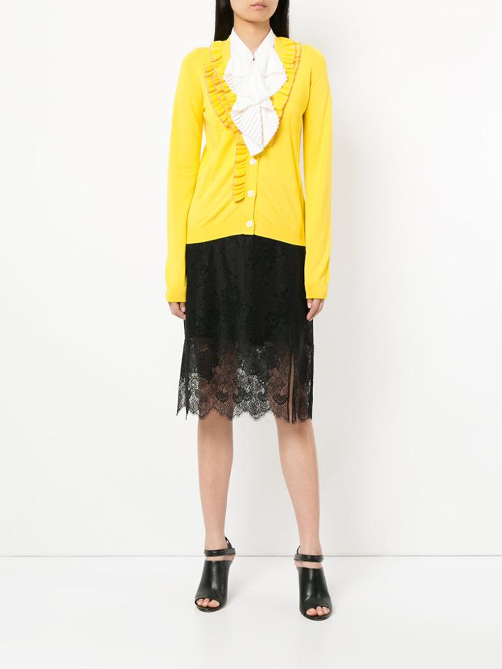 No21 Frilled Style Jumper - Yellow & Orange
