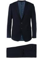 Tonello Skinny Fit Suit, Men's, Size: 46, Blue, Virgin Wool/cupro