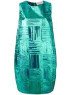Gianluca Capannolo Sleeveless Dress, Women's, Size: 46, Green, Polyester/polyamide/silk