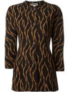 Stephen Sprouse Vintage Razor Wire Print Jacket - Black