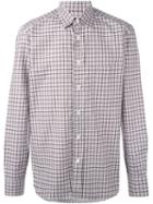 Brioni Checked Shirt, Men's, Size: Xxxl, Red, Cotton