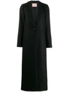 Twin-set Single-breasted Coat - Black