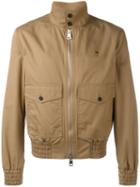 Ami Alexandre Mattiussi - Zipped Jacket - Men - Cotton - L, Brown, Cotton