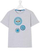 Aston Martin Kids Multi Badge Print T-shirt - Grey