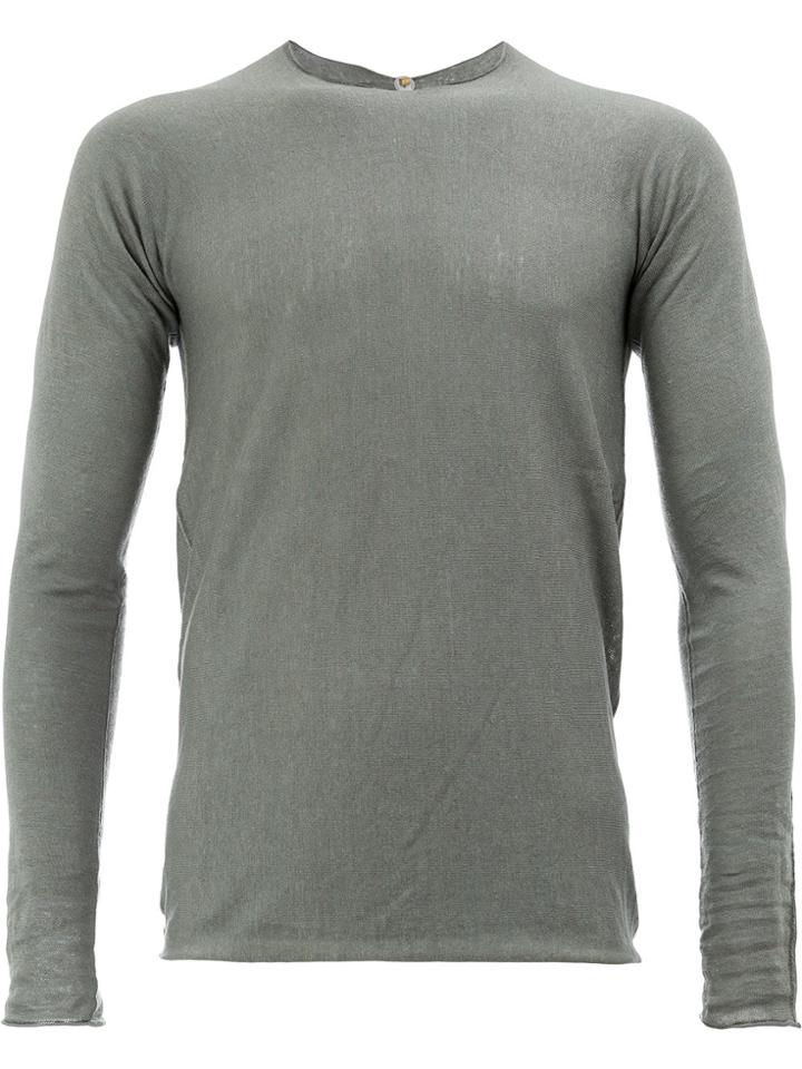 Label Under Construction Classic Fitted Top - Grey
