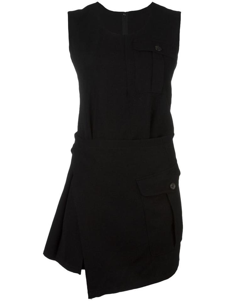Comme Des Garçons Pre-owned Short Asymmetric Dress - Black