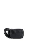 Jil Sander Ruched Strap Clutch - Black