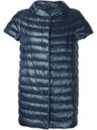 Herno Short Sleeve Padded Jacket, Women's, Size: 42, Black, Polyamide
