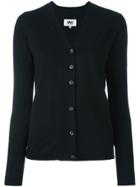 Mm6 Maison Margiela V-neck Cardigan - Black