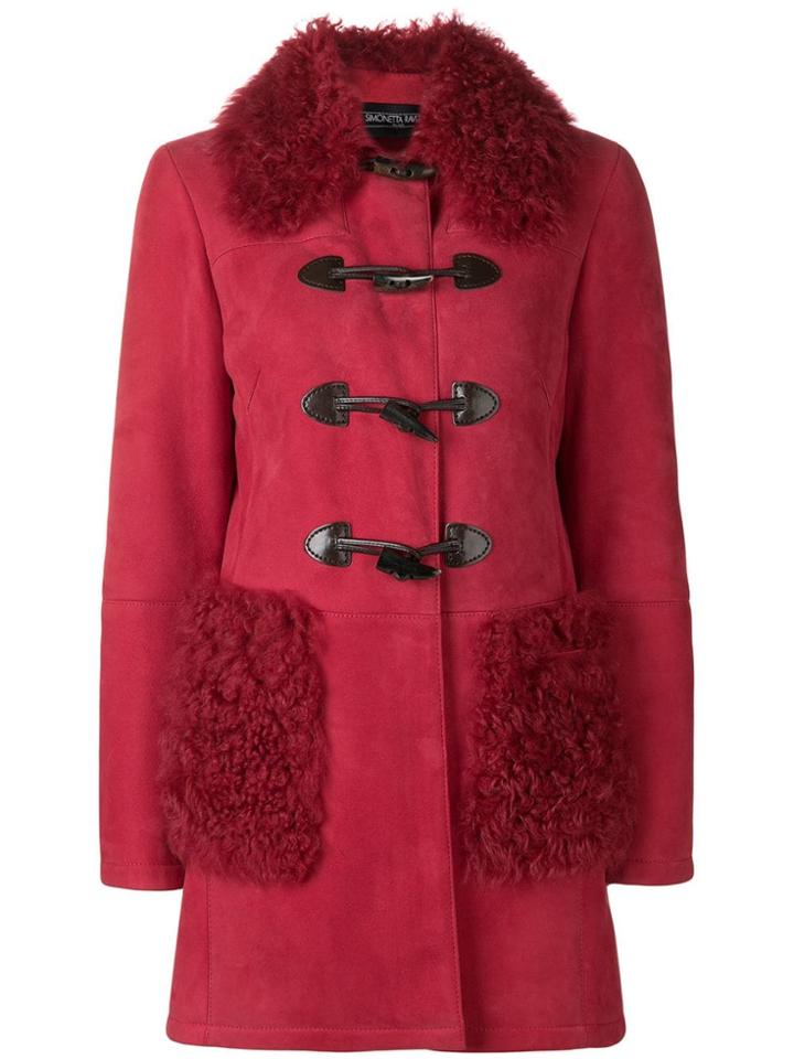 Simonetta Ravizza Mongomery Coat - Red