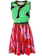 Dvf Diane Von Furstenberg Printed Flared Knit Dress